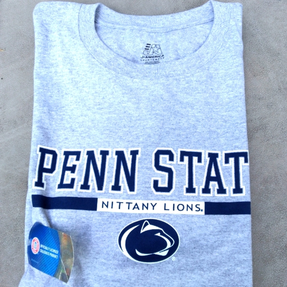 J. America Penn State Nittany Lions Gray Tee